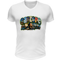 T-Shirt Unisex Scollo V linea Canzone Dalla
