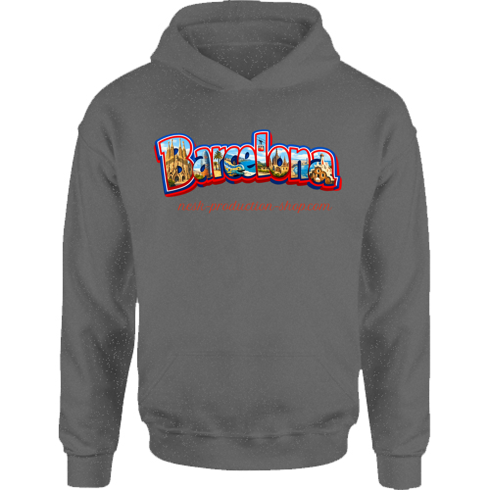 Felpa Bambino con Cappuccio linea Barcellona