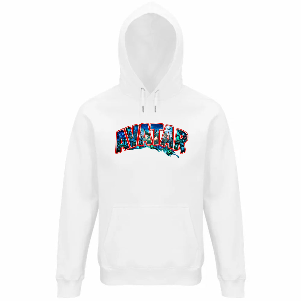 Felpa Organica Unisex Cappuccio linea avatar