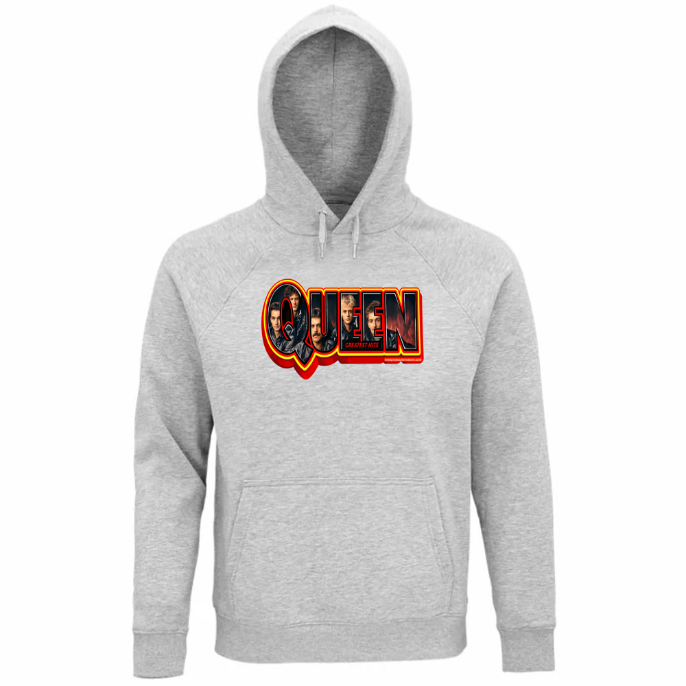 Felpa Organica Unisex Cappuccio Linea Queen  A