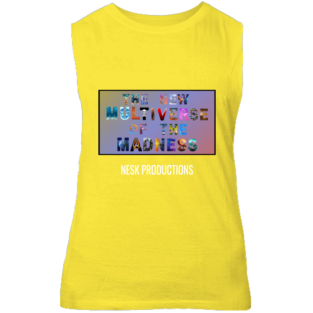 Canotta Unisex T-Shirt del Multiverso con Sfondo a Colori
