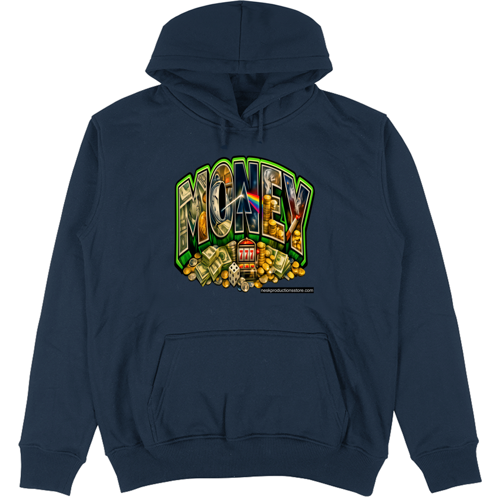 Felpa Unisex con Cappuccio linea Money A