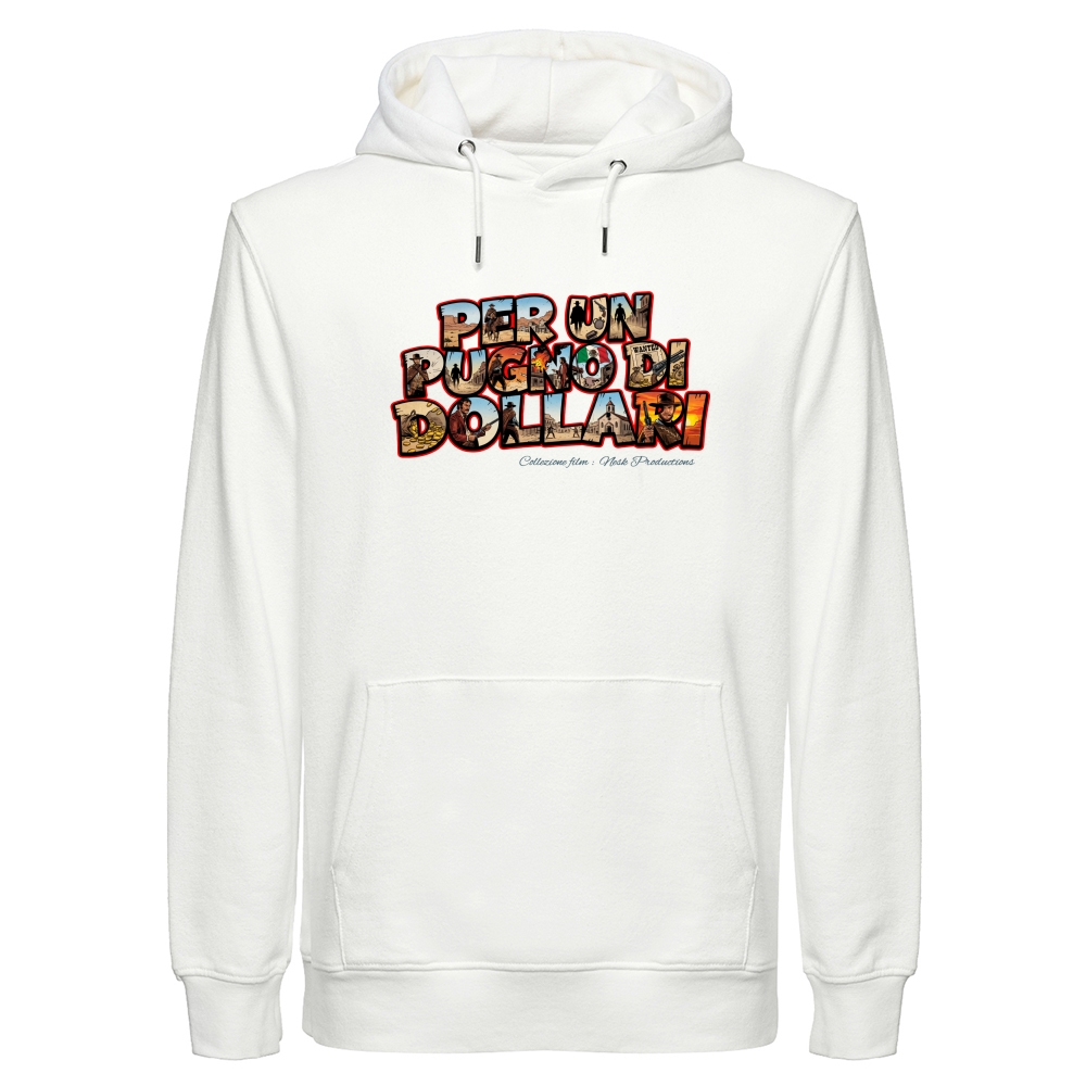 Felpa Cappuccio Unisex Canapa Linea pugno di dollari