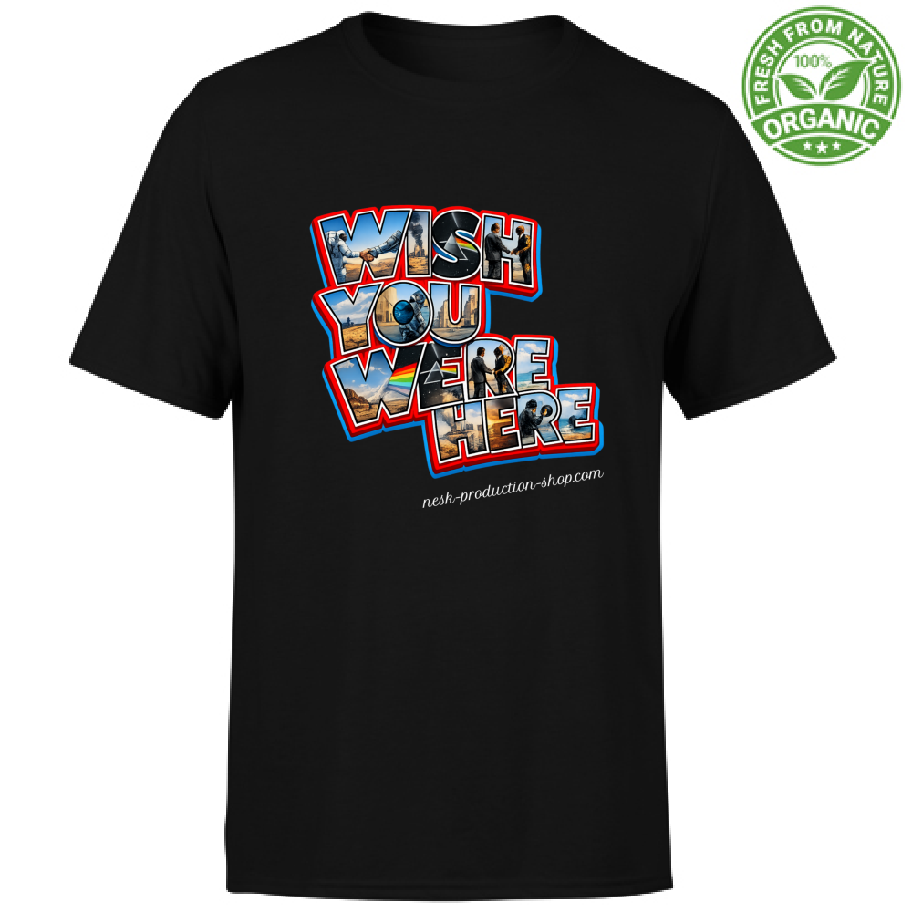 T-Shirt Unisex Organic linea wish you were here