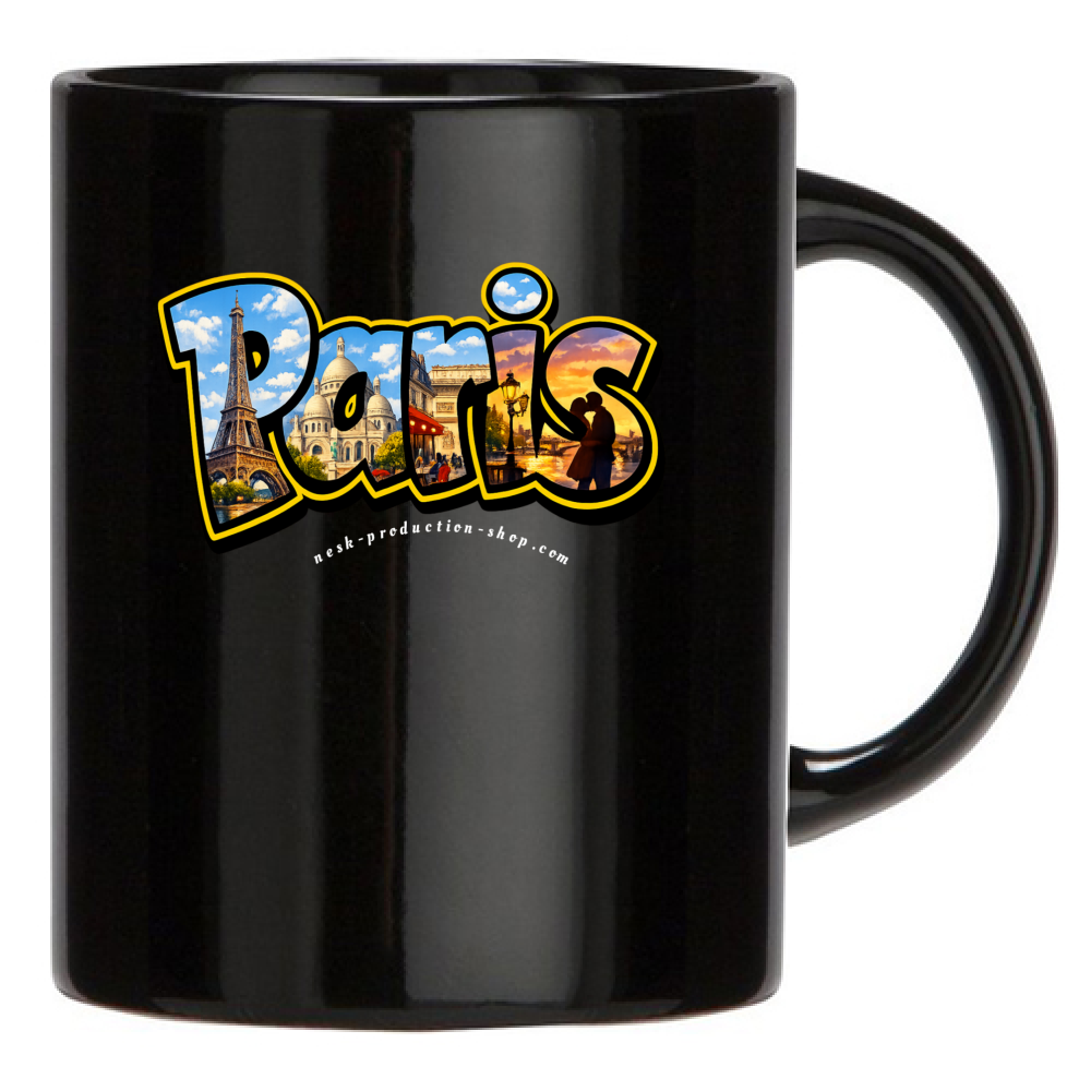 Tazza Nera linea paris