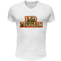 T-Shirt Unisex Scollo V linea led zeppelin