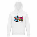 Felpa Organica Unisex Cappuccio linea fuckracists