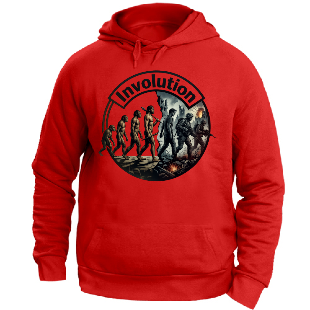 Felpa con Cappuccio Unisex Large linea Involution