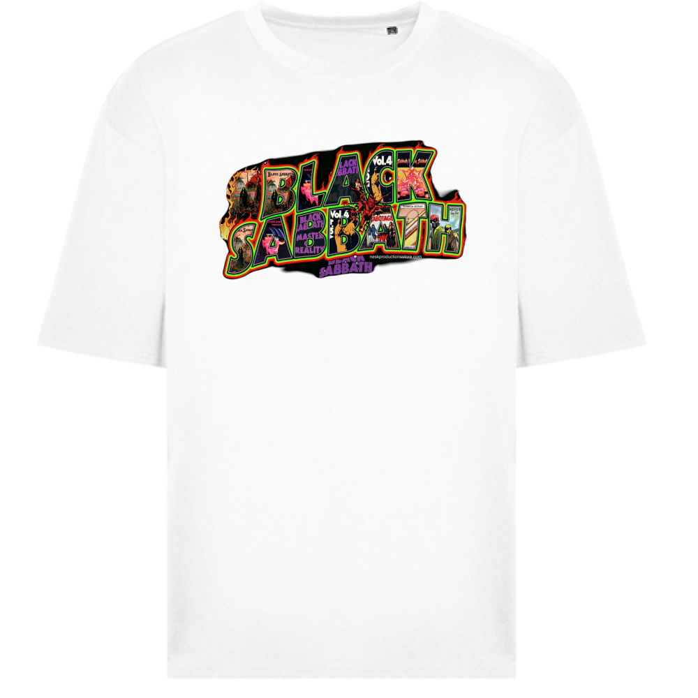 T-Shirt Oversize linea Black Sabbath A