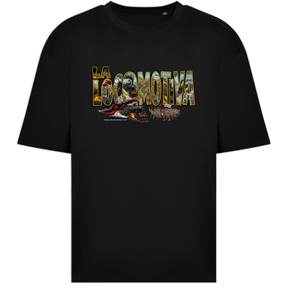 T-Shirt Oversize linea la locomotiva A