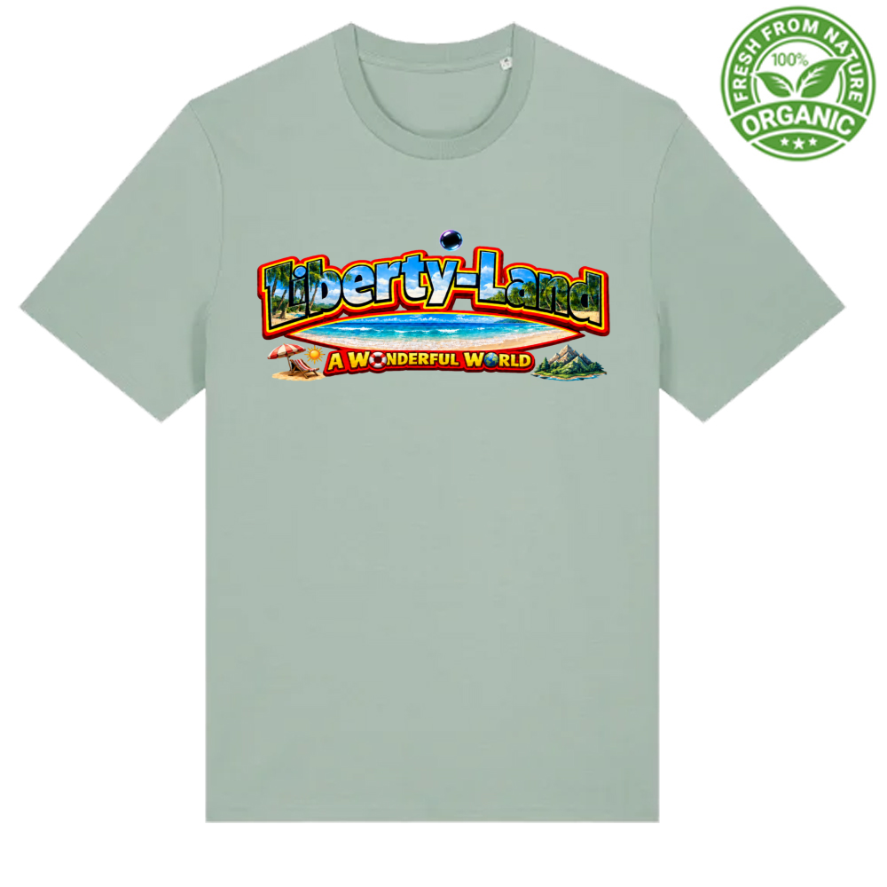 T-Shirt Unisex Premium Organic Maglietta Verso un Mondo Migliore e Oltre