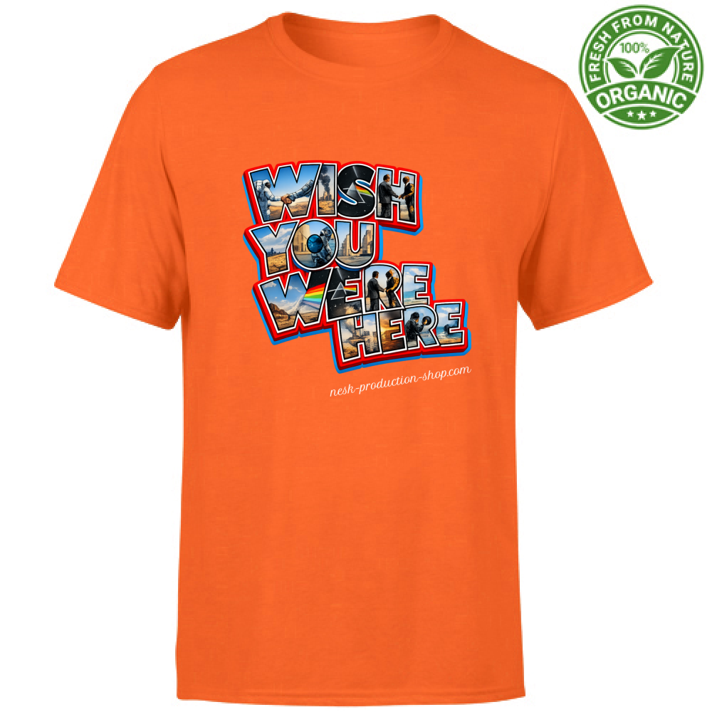T-Shirt Unisex Organic linea wish you were here