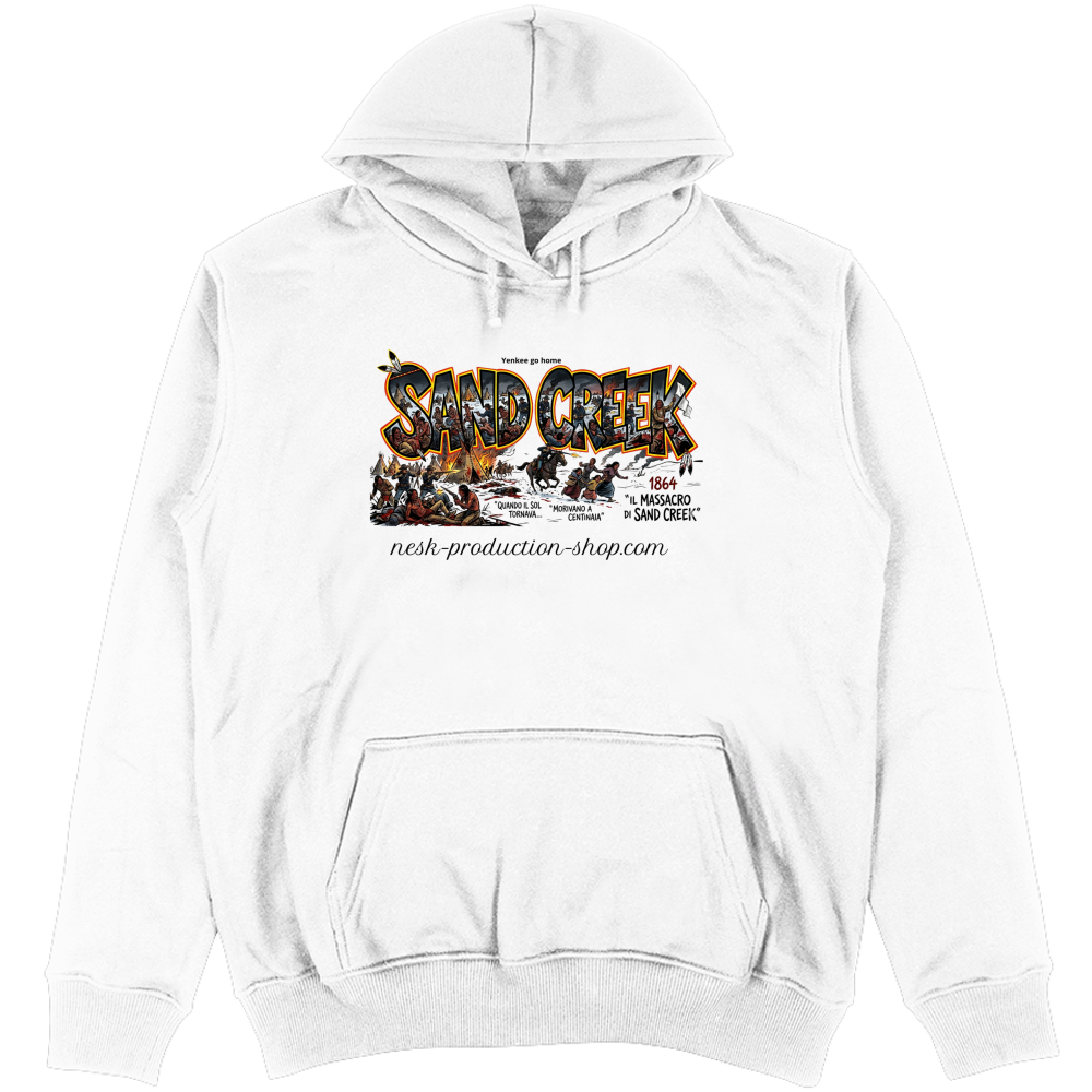 Felpa Unisex con Cappuccio linea sand creek