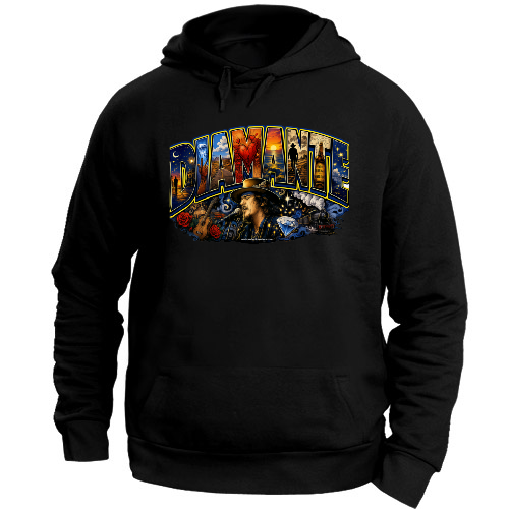 Felpa con Cappuccio Unisex Large linea Diamante Zucchero