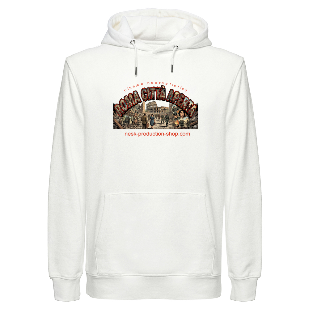 Felpa Cappuccio Unisex Canapa linea roma città aperta