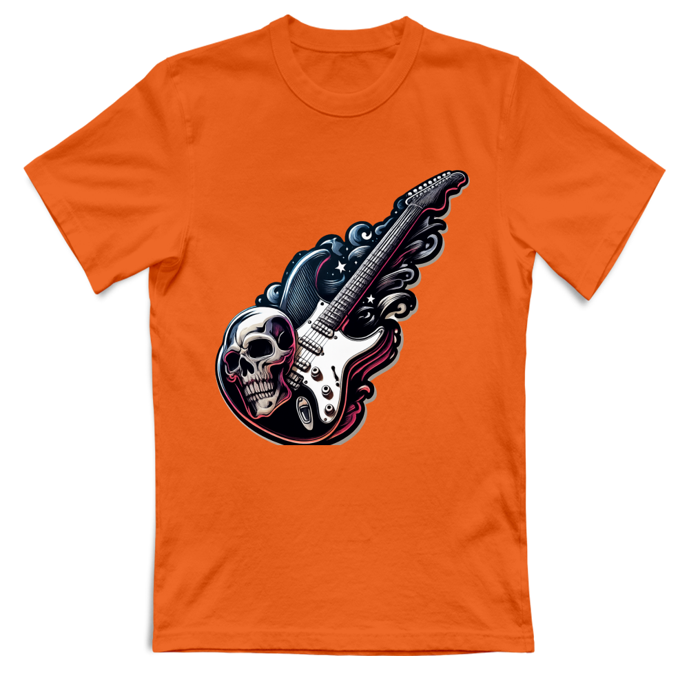 T-Shirt Unisex linea chitarra rock