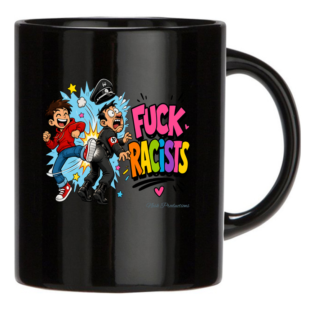 Tazza Nera linea fuckracists