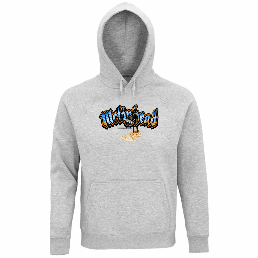 Felpa Organica Unisex Cappuccio linea Motorhead  A