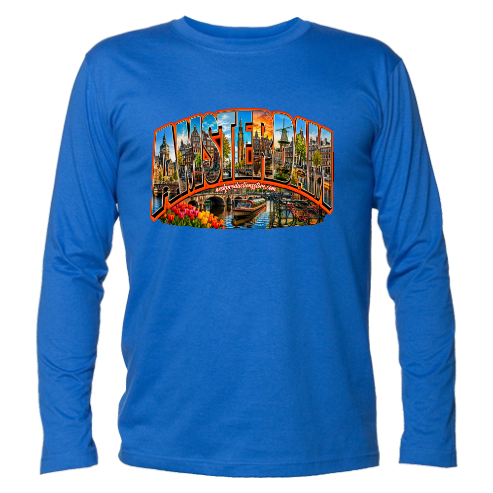 T-Shirt Unisex Manica Lunga linea amsterdam
