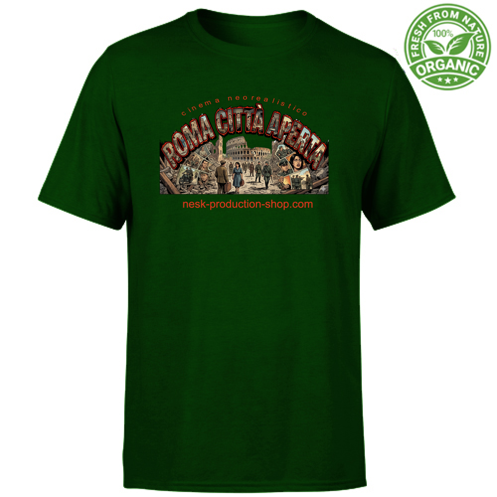 T-Shirt Unisex Organic linea roma città aperta