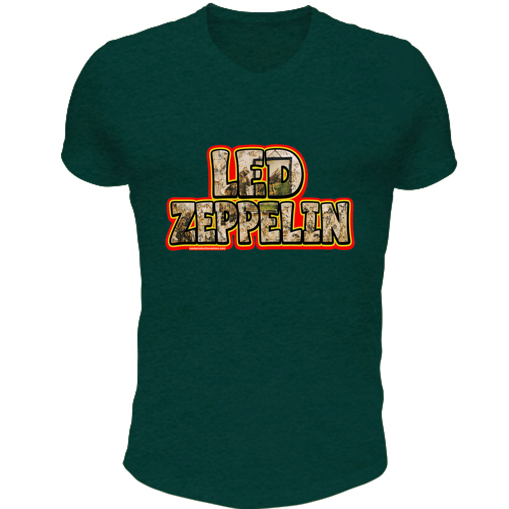 T-Shirt Unisex Scollo V linea Led Zeppelin  A