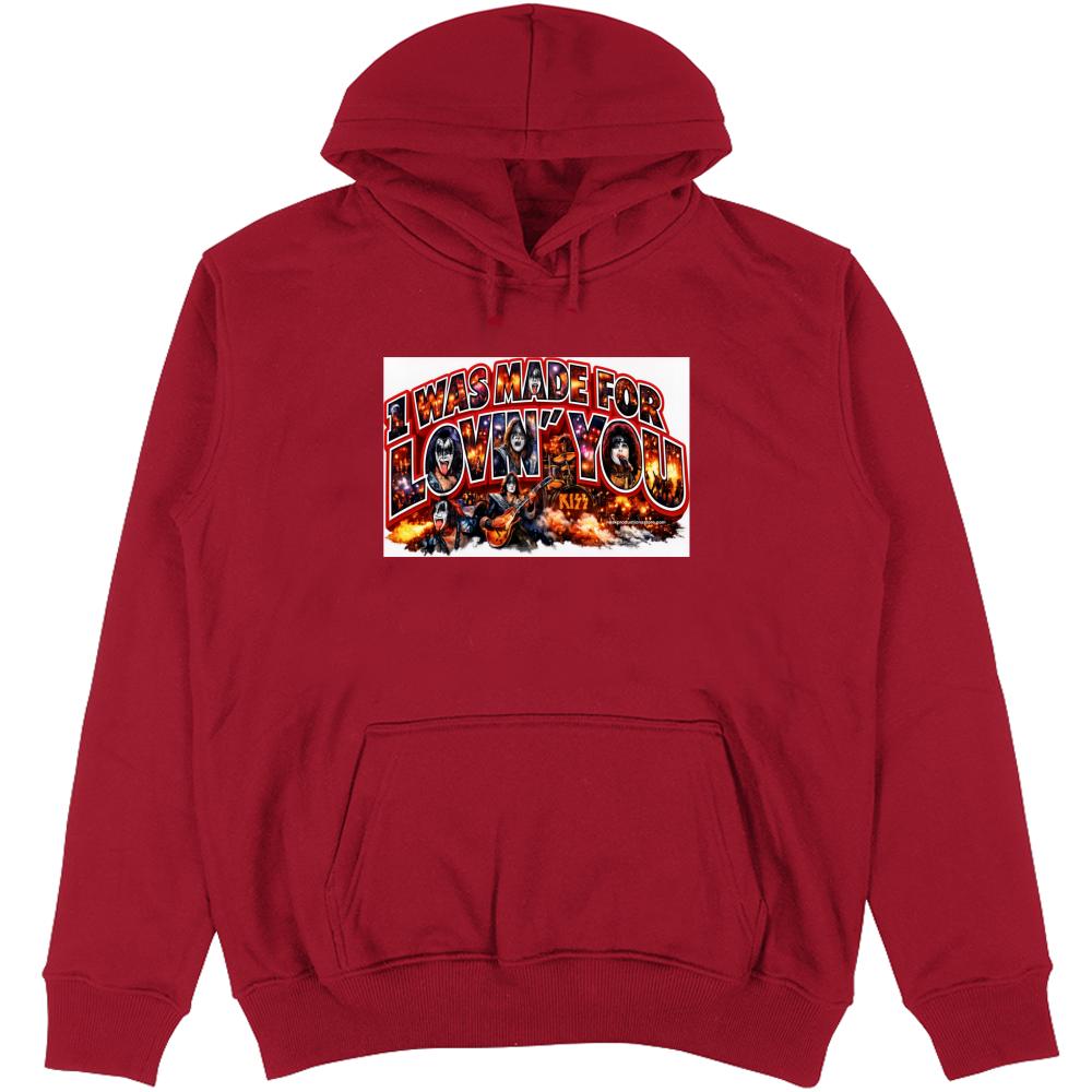 Felpa Unisex con Cappuccio linea i was made for lovin you 1A
