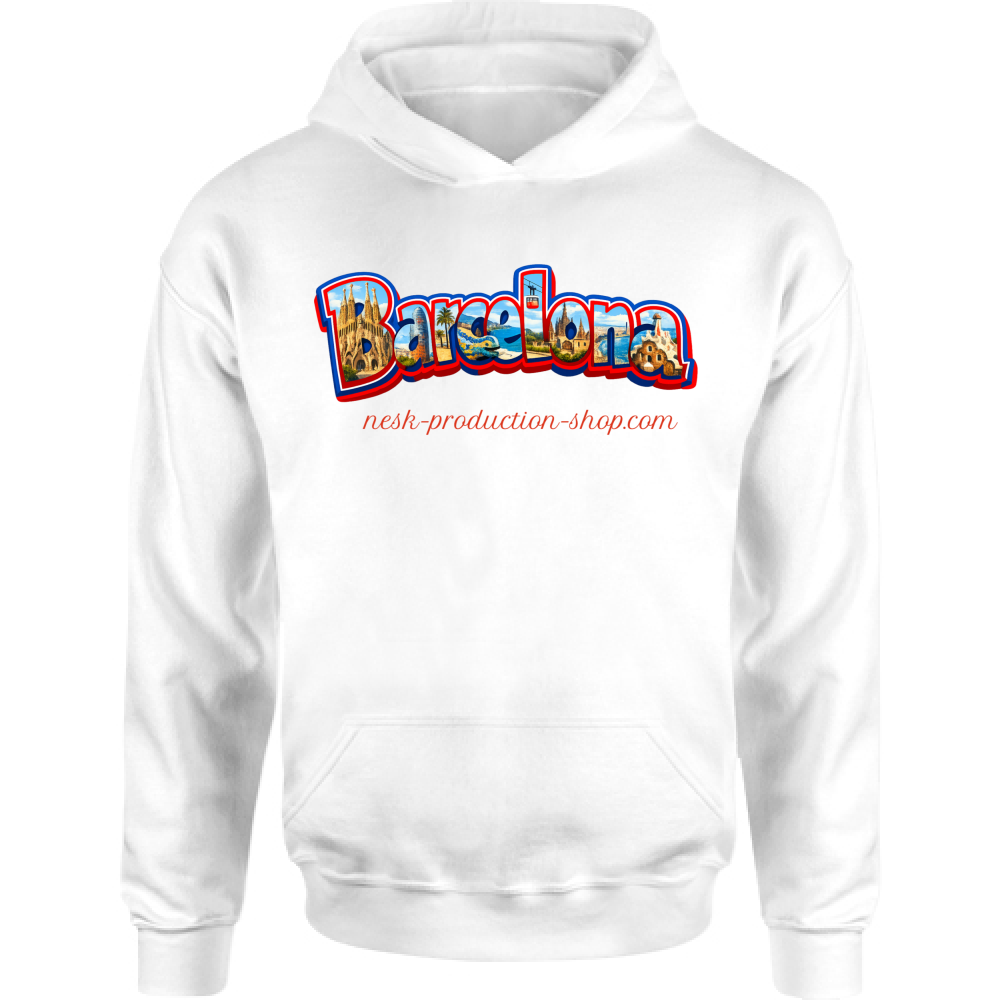 Felpa Bambino con Cappuccio linea Barcellona