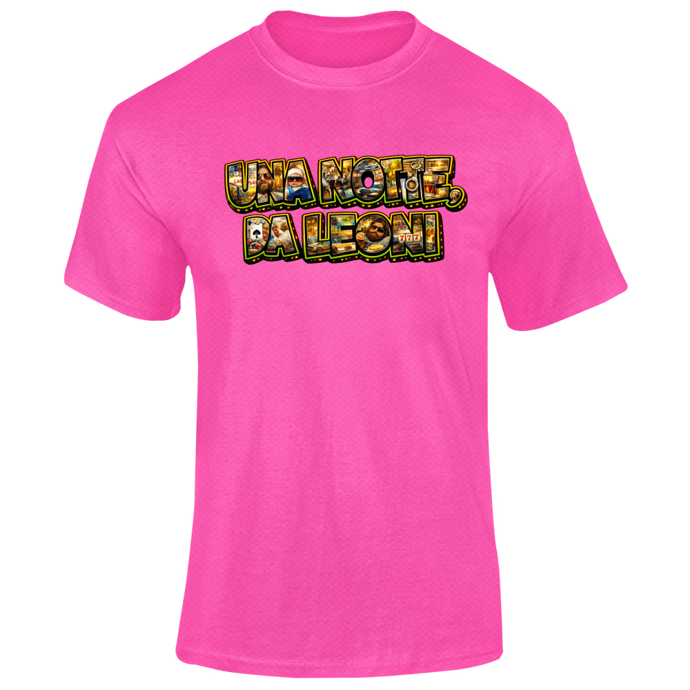 T-Shirt Unisex Dry Sport Maglietta una Notte da Leoni