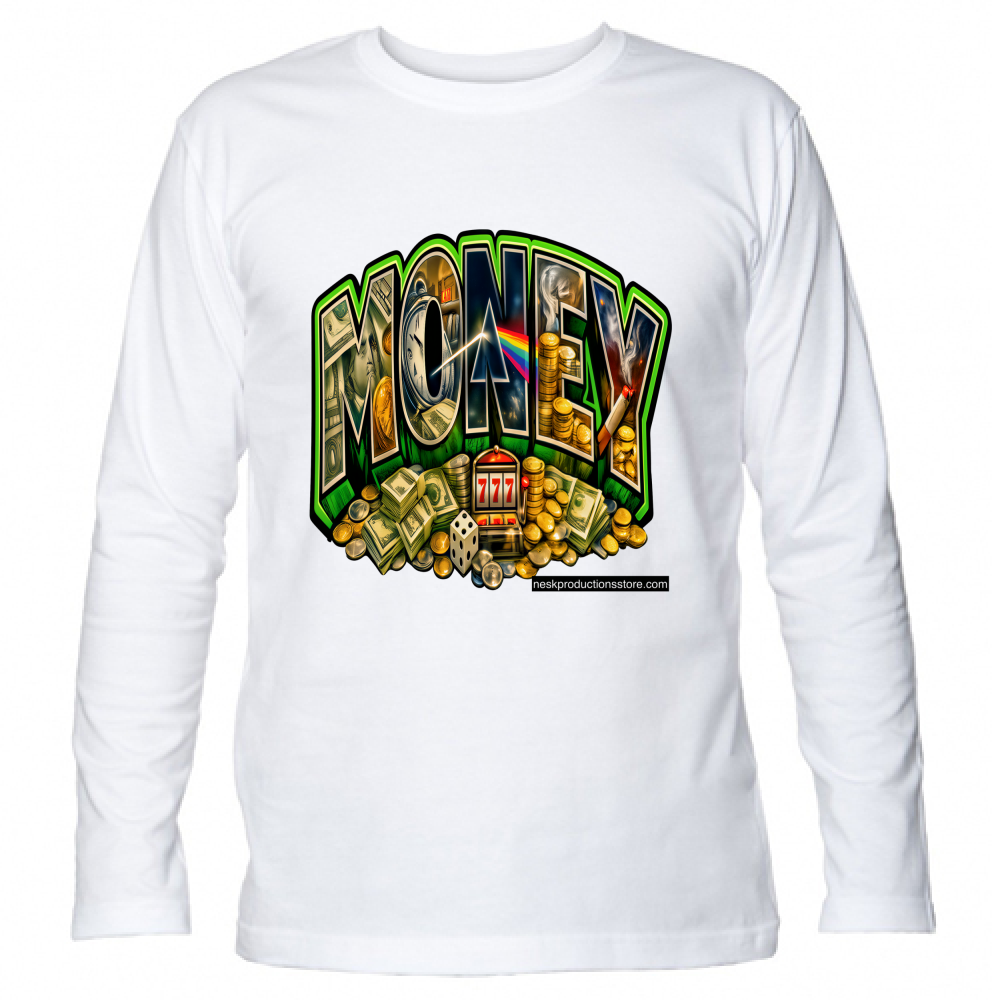 T-Shirt Unisex Manica Lunga linea Money A