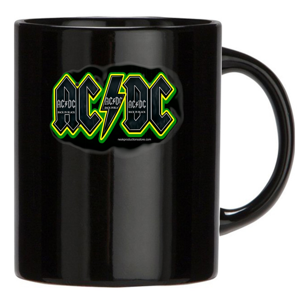 Tazza Nera linea AC/DC   A