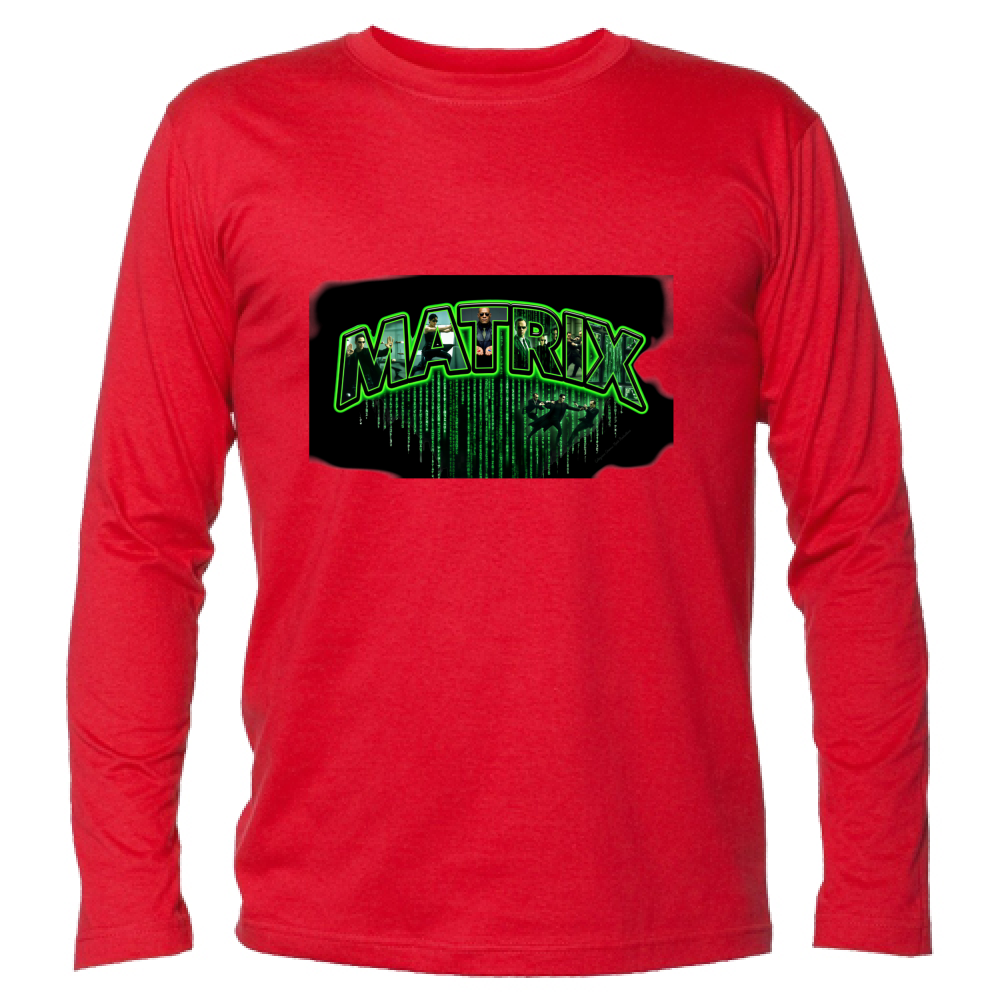 T-Shirt Unisex Manica Lunga linea matrix A