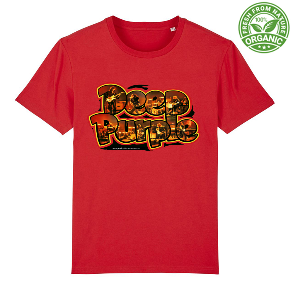 T-Shirt Unisex Organica linea Deep Purple
