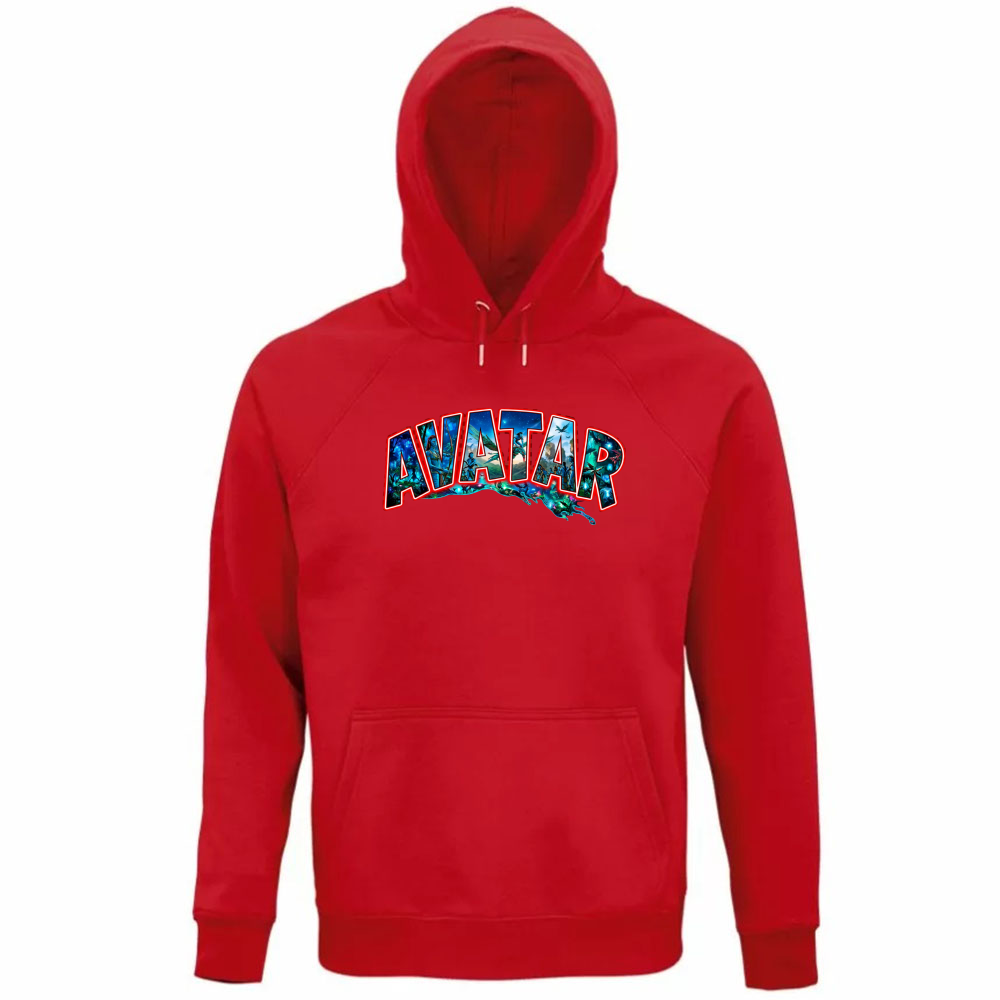 Felpa Organica Unisex Cappuccio linea avatar