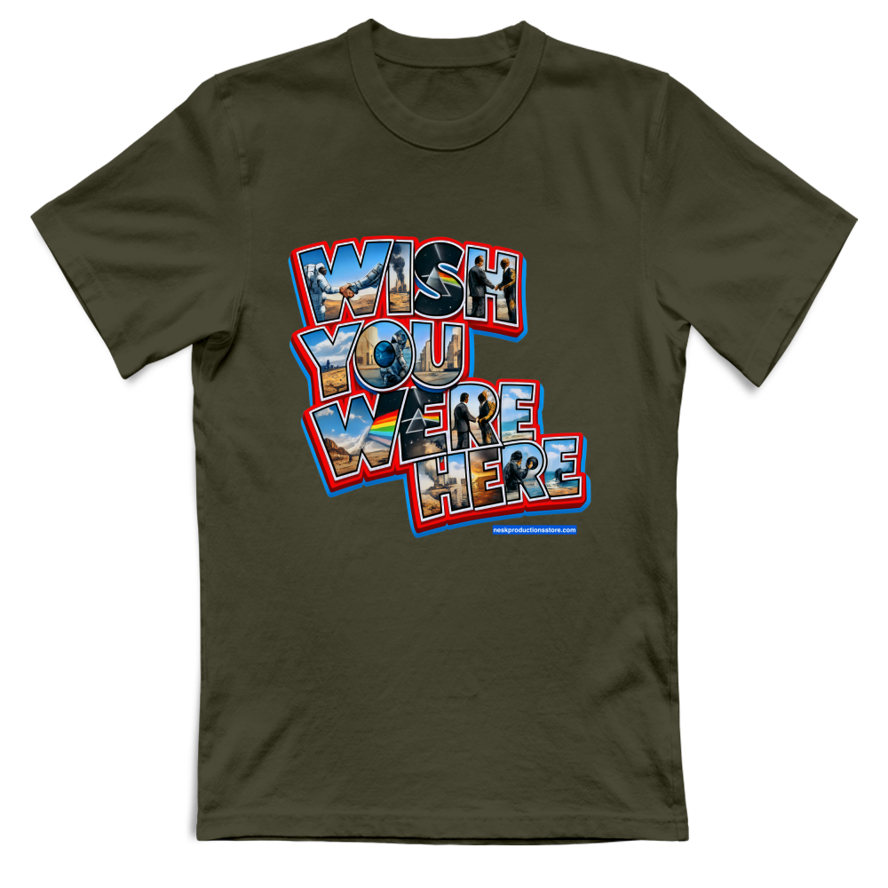 T-Shirt Unisex linea wish you were here A
