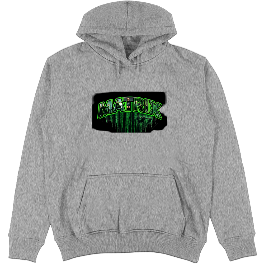 Felpa Unisex con Cappuccio linea matrix A