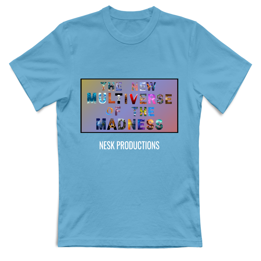 T-Shirt Unisex T-Shirt del Multiverso con Sfondo a Colori