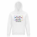 Felpa Organica Unisex Cappuccio T-Shirt of Multiverse a Sfondo Bianco
