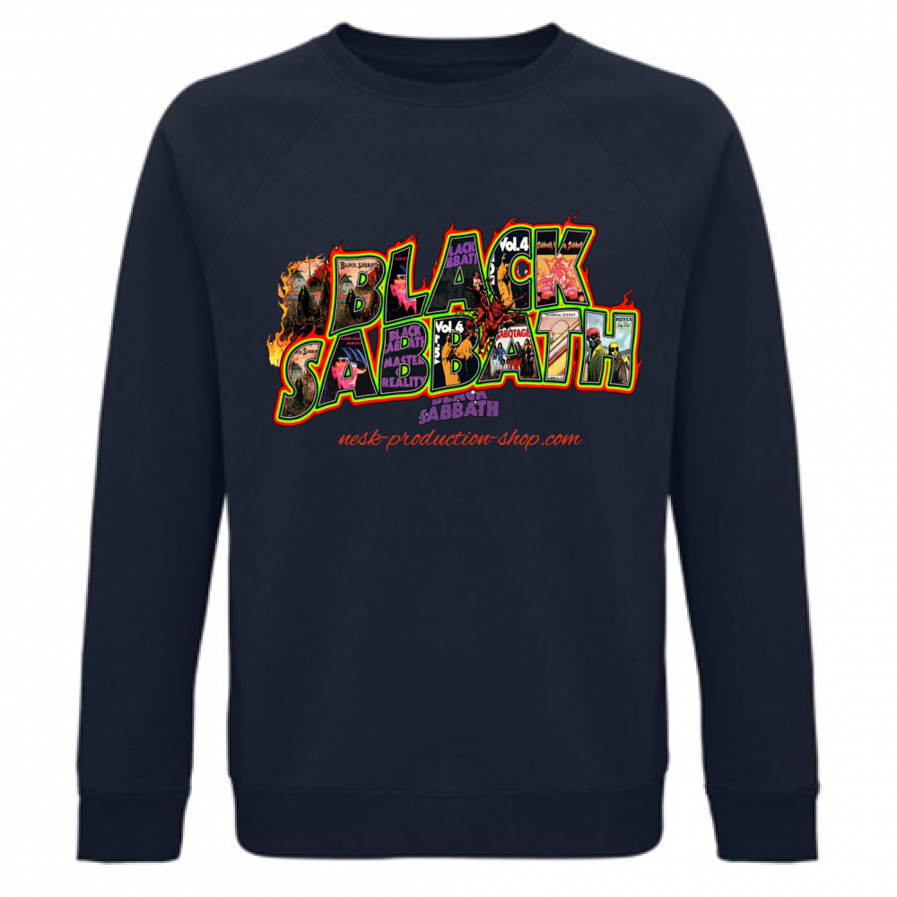 Felpa Unisex Organica linea black sabbath