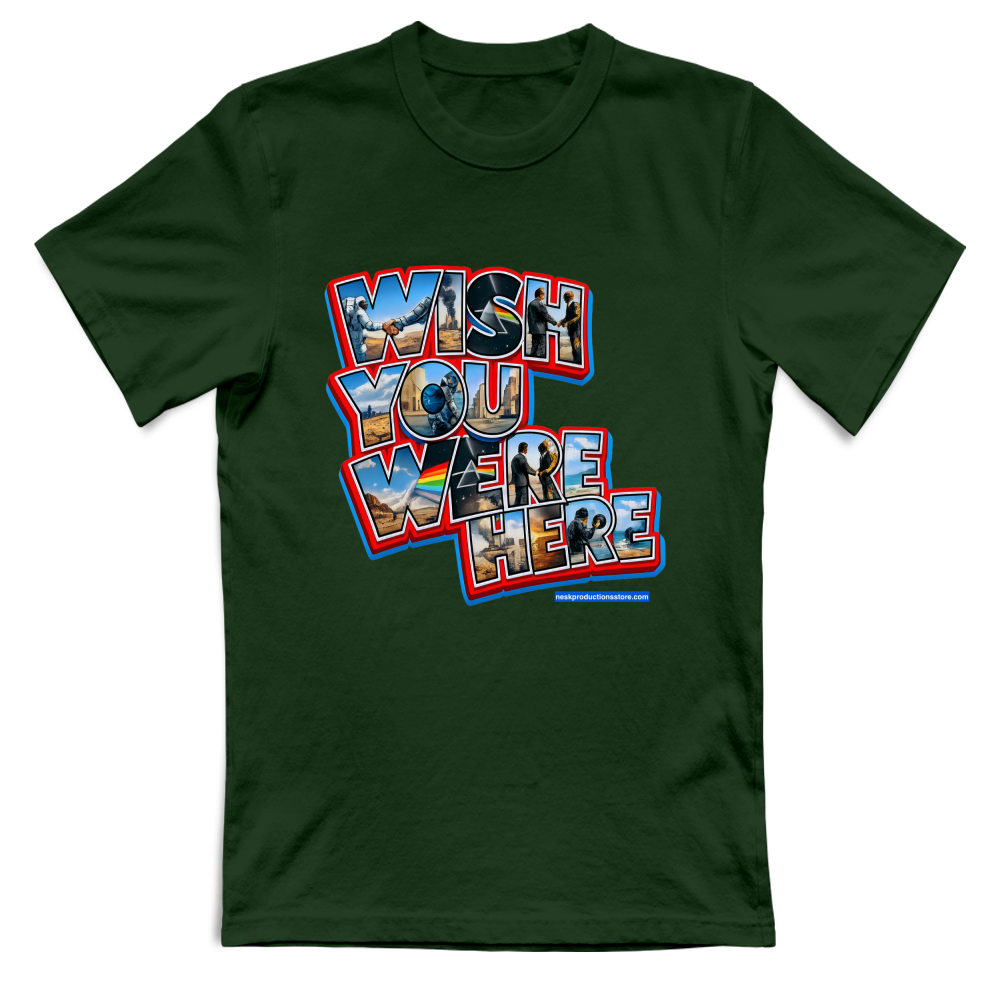 T-Shirt Unisex linea wish you were here A