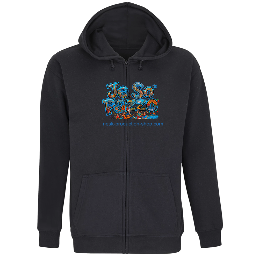 Felpa Premium Cappuccio Zip linea je so pazzo