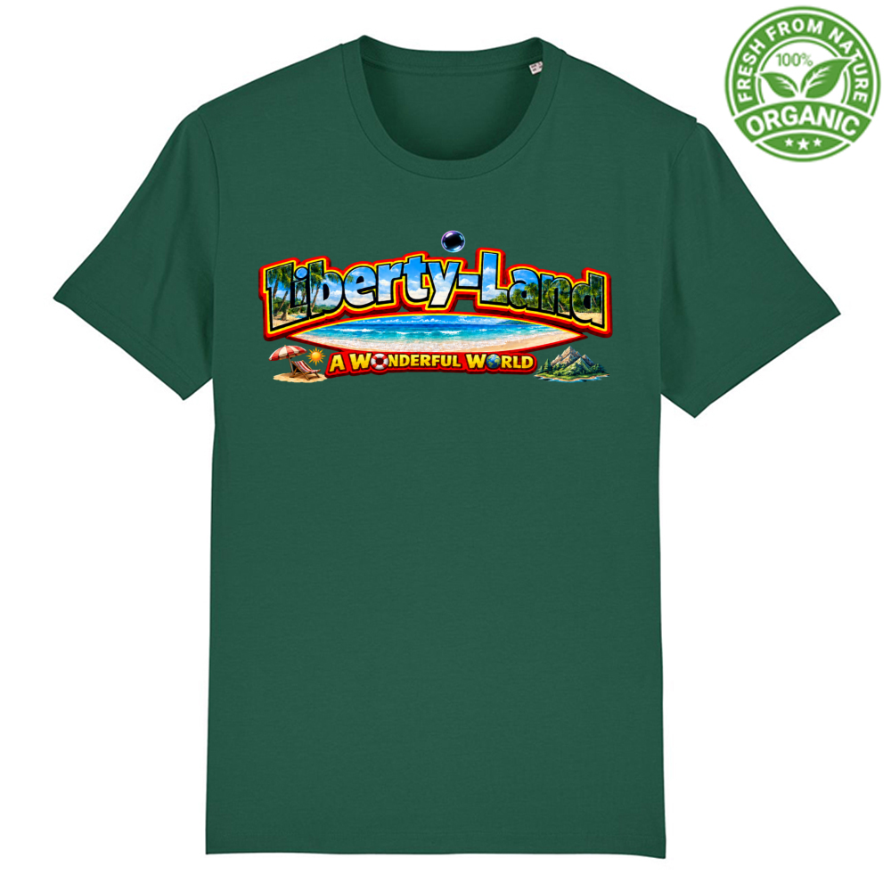 T-Shirt Unisex Premium Organic Maglietta Verso un Mondo Migliore e Oltre