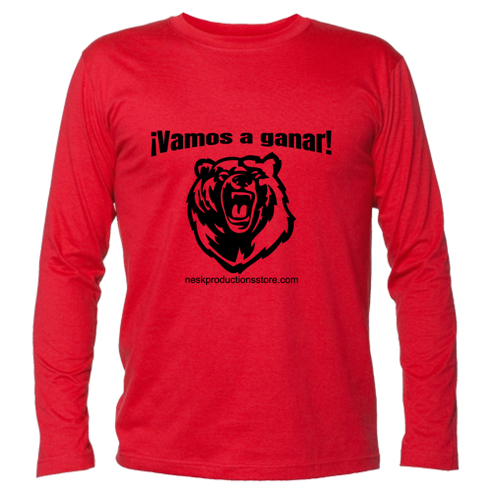T-Shirt Unisex Manica Lunga linea vamos a ganar