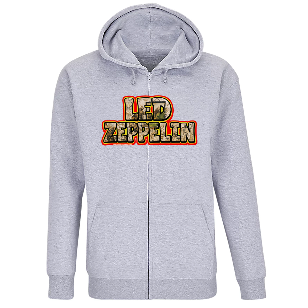 Felpa Premium Cappuccio Zip linea Led Zeppelin  A