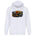 Felpa Premium Cappuccio Zip linea Diamante Zucchero