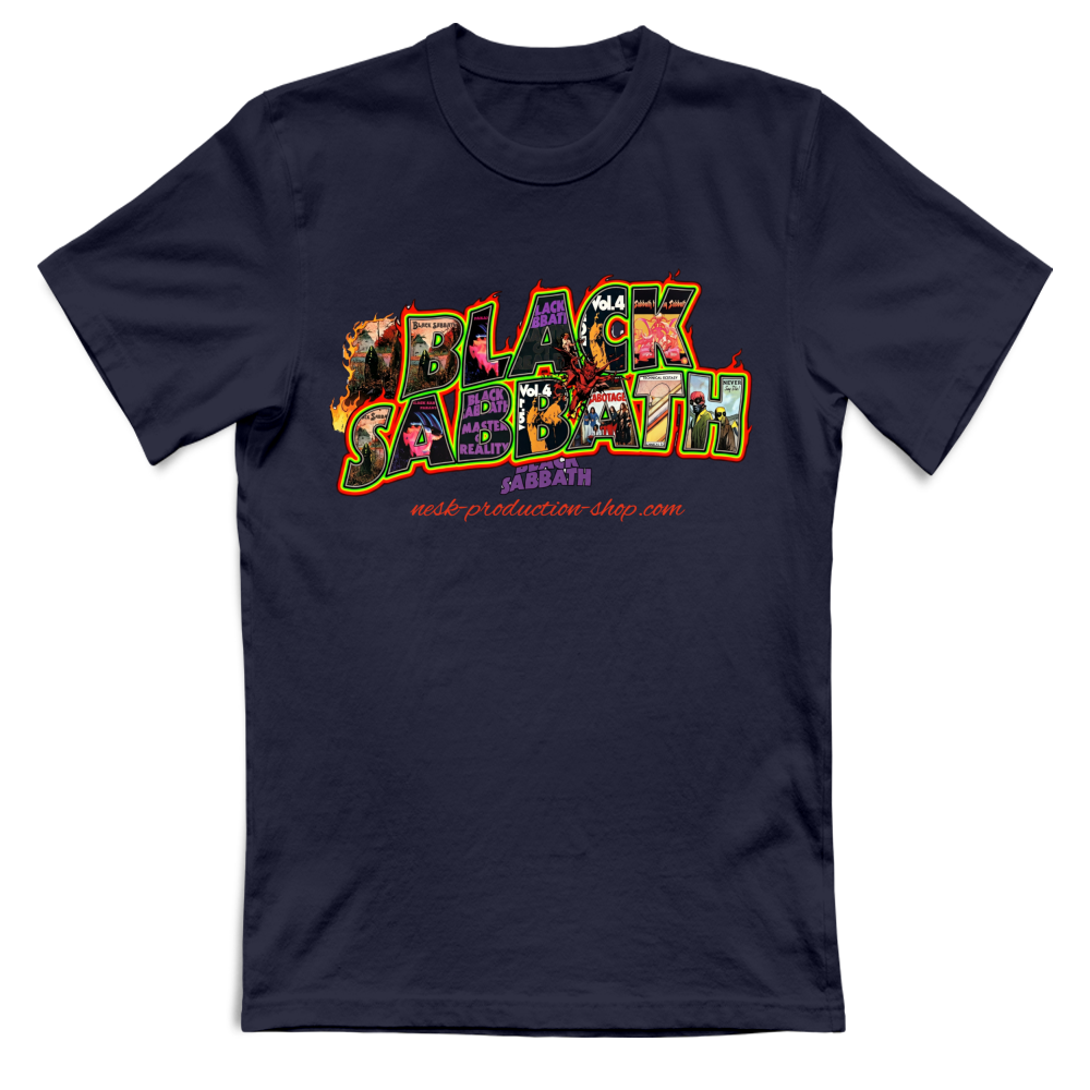 T-Shirt Unisex Large linea black sabbath