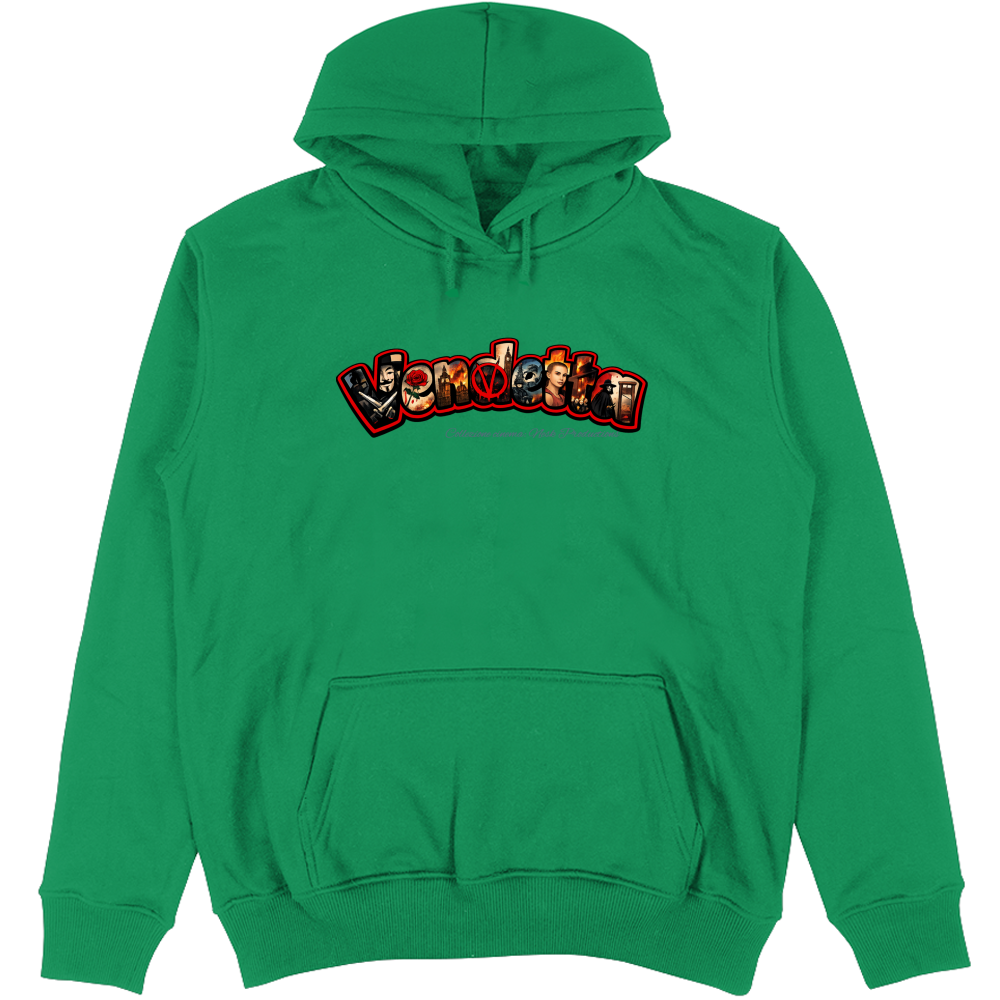 Felpa Unisex con Cappuccio linea vendetta