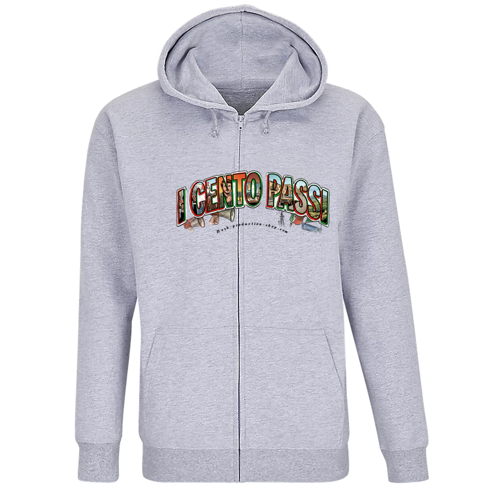 Felpa Premium Cappuccio Zip linea cento passi