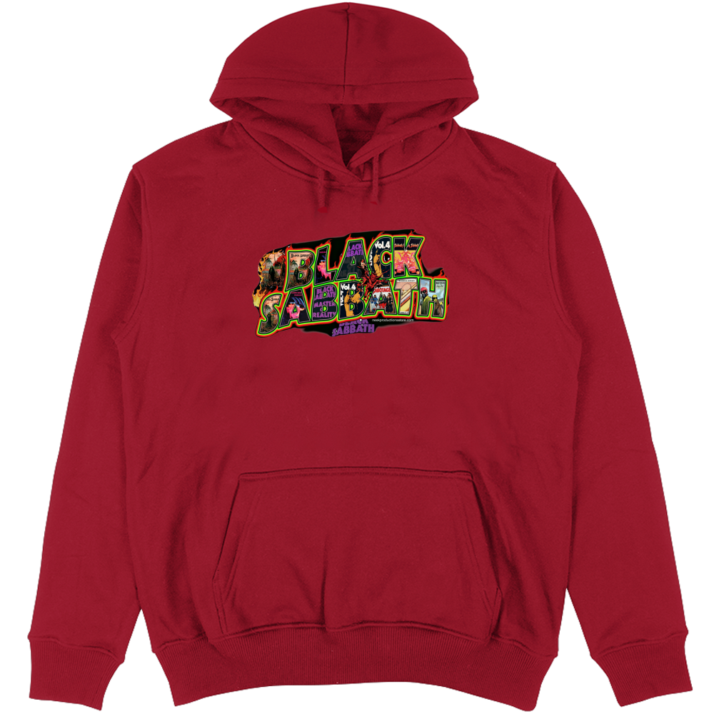 Felpa Unisex con Cappuccio linea Black Sabbath A