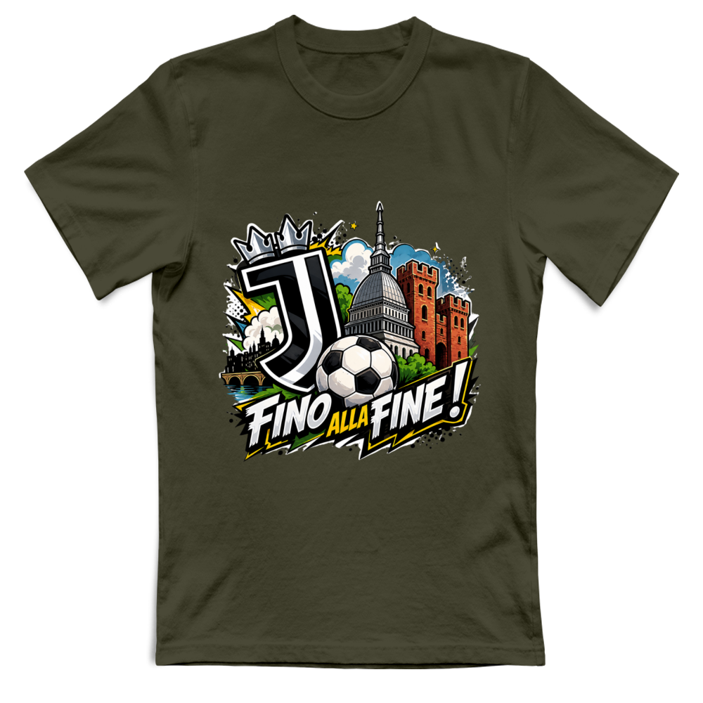 T-Shirt Unisex linea Juve fino alla fine