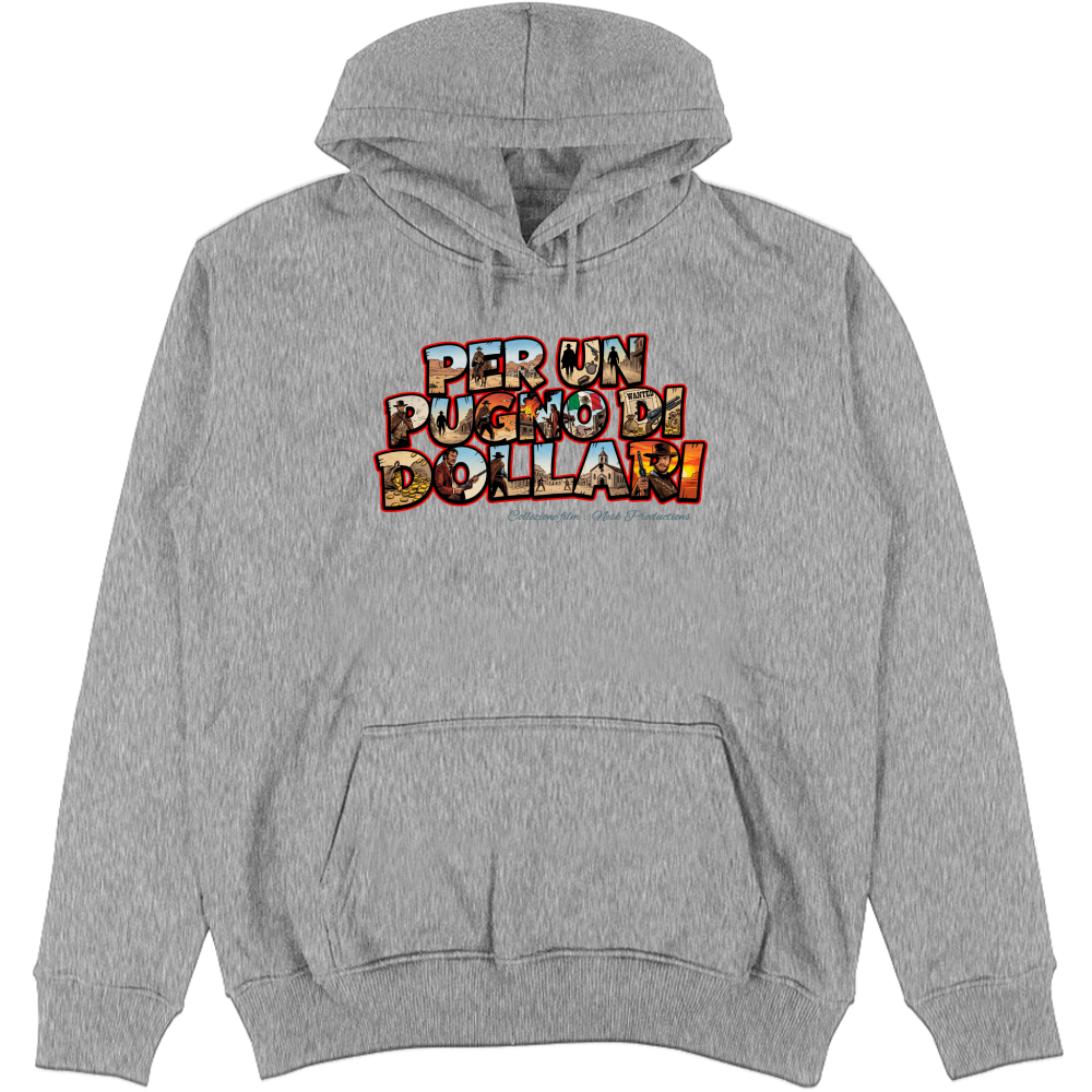 Felpa Unisex con Cappuccio Linea pugno di dollari